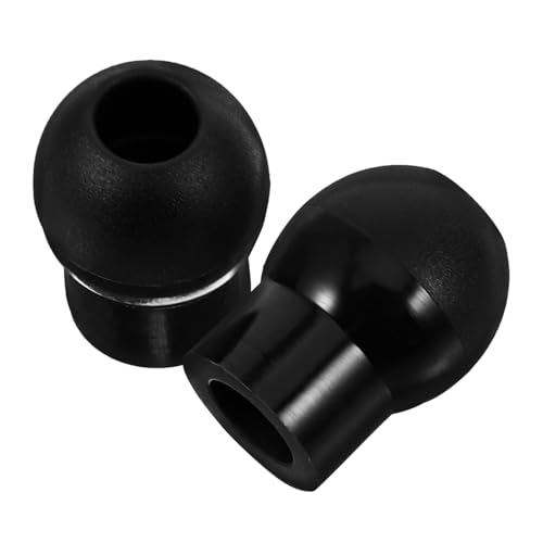 CHILDWEET 1 Paar Ohrstöpsel Stecker Ohrhörer Ohrstöpsel Zum Schlafen Ohr Zubehör Ohrstöpsel Haken Halter Für Ersatzzubehör Abdeckung Teile Zum Ersetzen Black Kieselgel von CHILDWEET