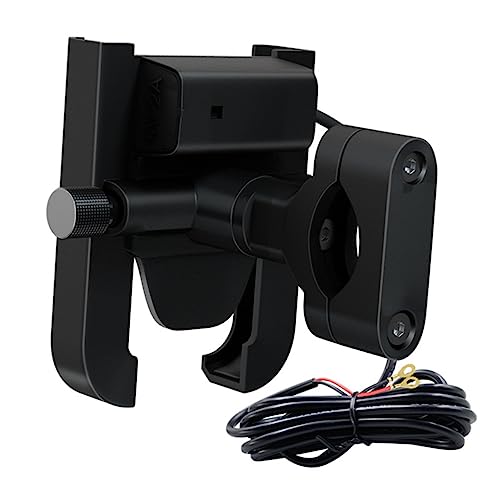 CHILDWEET Auto-Handy-Halterung Handyhalterung fürs Auto Motorroller handyhalterung Motorcycle Phone Mount strapazierfähige Handyhalterung Halterung mit USB-Ladegeräten Black von CHILDWEET