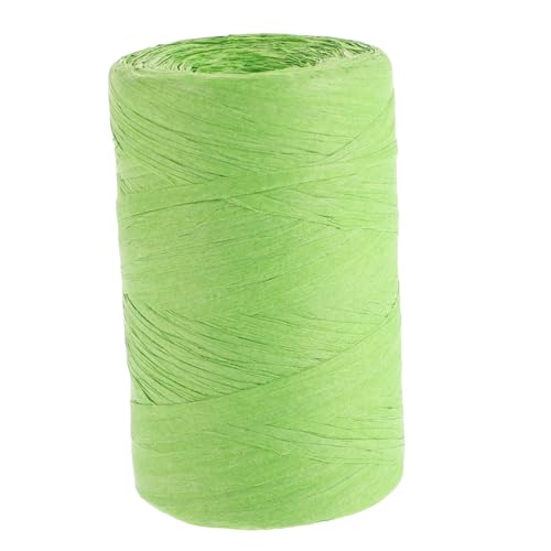 CHILDWEET Diy-dekorationshandwerk Strauß Verpackung Bastelbedarf Raffiagarn Bastelmaterial Zum Selbermachen Bastpapierband Bastseil Dekoratives Band Diy-versorgung Kopierpapier Light Green von CHILDWEET