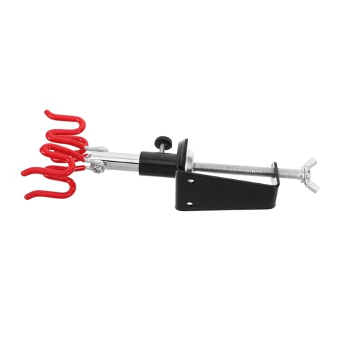 CHILDWEET Hochleistungs-airbrush-halter Für Tischkanten Mit Verstellbarer Klemme, Doppel-airbrush-ständer, Universelle Sprühstation Für Modellauto-malkunst CHILDWEET Hochleistungs-airbrush-halter Für Tischkanten Mit Verstellbarer Klemme, Doppel-airbrush-ständer, Universelle Sprühstation Für Modellauto-malkunst von CHILDWEET