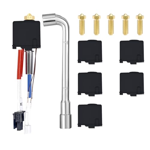 Hot End Druckkopf Extruder Kit, Hotend Kit Ersatz für Anycbic Kobra 2 / Kobra 2 Neo/Kobra 2 Pro/Kobra 2 Plus/Kobra 2 Max, Hochge Schwindigkeits 3D Drucker Teile Hot End Kit von CHINDRAG