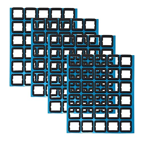 CHIZISX Mechanische Tastatur Sandwich Baumwoll Einzelschalter Schaumstoff Kombinations Positionierungsbrett Aufkleber 120 Stück von CHIZISX