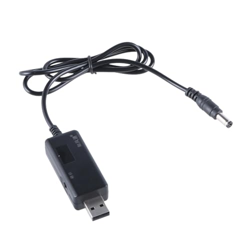 CHIZISX Mehrzweck-USB-auf-DC5525-Connectorx-USB-Transform-Kabel, erhöht 5 V auf 12 V, für Lautsprecher und LED-Leuchten von CHIZISX