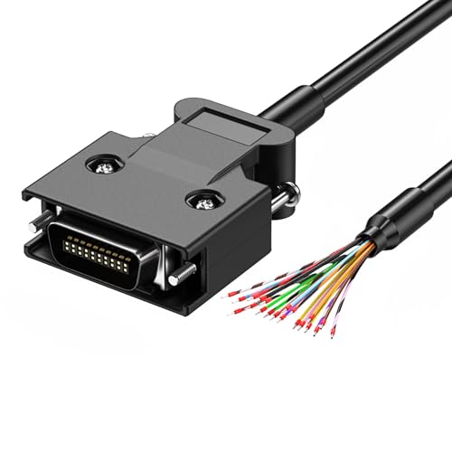 CHIZISX Professionelles SCSI-Kabel mit Klemmen, doppelte Abschirmung, CN14P, CN20P, CN26P, CN36P, CN50P, passend für Scanner/Brenner von CHIZISX