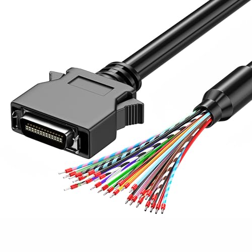 CHIZISX Professionelles SCSI-Kabel mit Klemmen, doppelte Abschirmung, CN14P, CN20P, CN26P, CN36P, CN50P, passend für Scanner/Brenner von CHIZISX