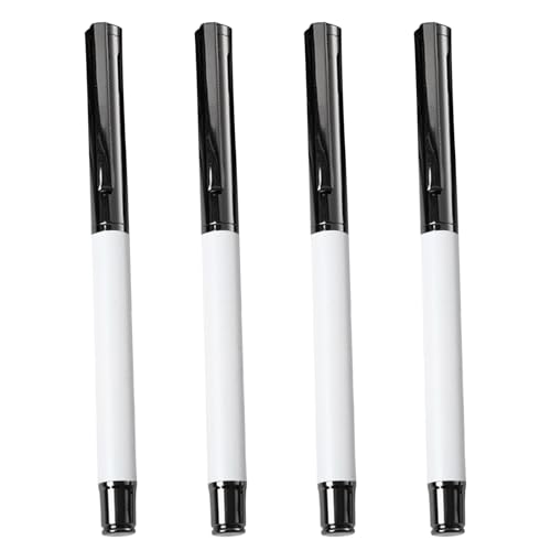 CHIZISX Tintenroller, 4 Stück, Metallstift, Gelschreiber, Business-Stift, Unterschriften, 0,5 mm, neutraler Stift, Büro- und Schulbedarf zum Schreiben von CHIZISX