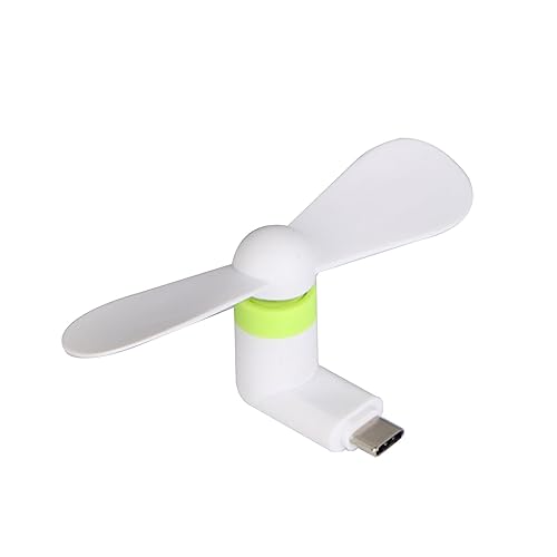 CHIZISX Ventilator für den Außenbereich, tragbarer USB-Typ-C-Anschluss, Kühler für Handy, Tablet, Zubehör von CHIZISX