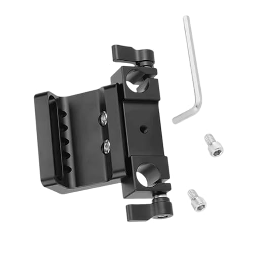 Schulterkamera-Grundplatte mit 15 mm Stangenklemme, Schienenblock-Befestigung für Rod DSLR-Kamera-Zubehör Schulterkamera-Grundplatte mit 15 mm Stangenklemme, Schienenblock-Befestigung für Rod DSLR-Kamera-Zubehör von CHIZISX