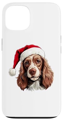 Hülle für iPhone 13 Cocker Spaniel Weihnachtsmütze von CHRISTMAS DOG COLLECTION by Necessary Things Co