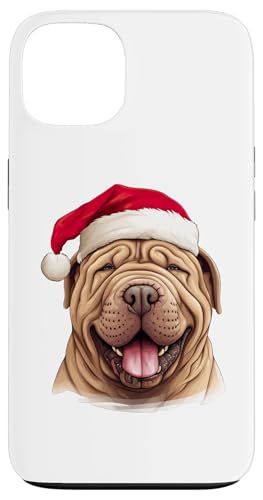 Hülle für iPhone 13 Shar Pei Weihnachtsmütze von CHRISTMAS DOG COLLECTION by Necessary Things Co