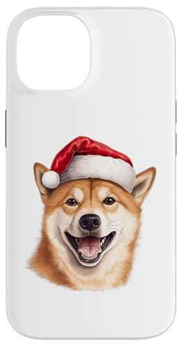 Hülle für iPhone 14 Shiba Inu Weihnachtsmütze von CHRISTMAS DOG COLLECTION by Necessary Things Co