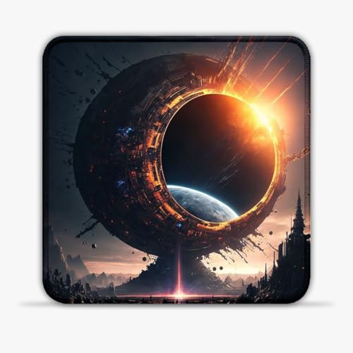 Gaming Mouse Pad Another Dimension (30X30) cm 11.81(in) Mouse Pad High-Density SU Cloth Mouse Pad for Smooth Gliding Compatible with Laser and Optical Mice von CHTXD