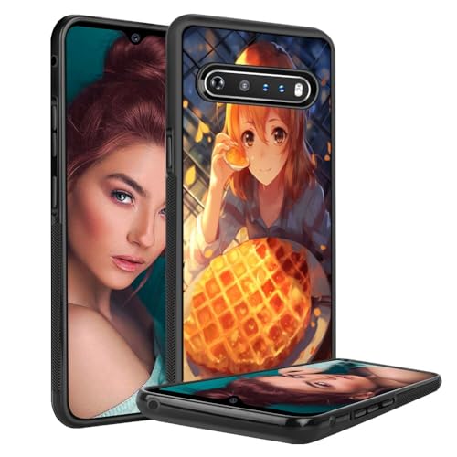 CHUANSHI Handyhülle für LG V60 ThinQ mit Waffel-BM961 Muster Stoßfest TPU Silikon Schutzhülle FHW von CHUANSHI