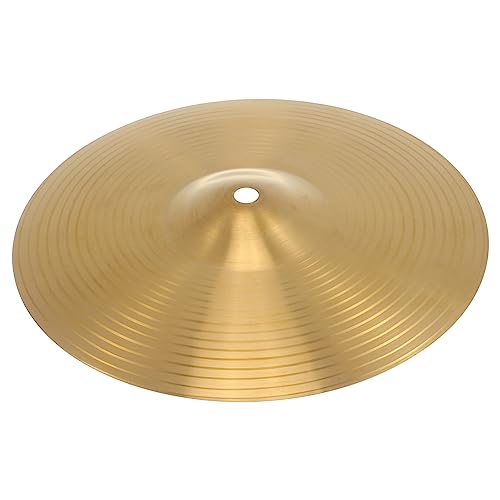 CIMAXIC 10 Hi-hat-becken Schlaginstrument Trommelglocke Becken Boom Beckenständer Beckenzwischenlagen Stumm Traditionelles Becken Schlagzeug-crash-becken Bassständer Gitarrenbecken Golden von CIMAXIC