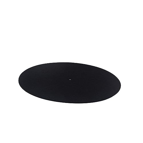 CIMAXIC 295mm Plattenspieler Matte Aus Antistatische Slipmat Für Vinyl Schallplatten Rutschfestes Pad Für Verbesserten Und Vibrationsschutz Platter Mat Für Turntables von CIMAXIC