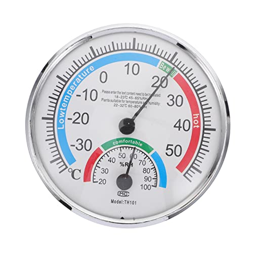 Hygrothermograph Thermometer Hygrometer Hochpräzises Außen Thermometer Für Garten Und Terrasse Digitalanzeige Ideal Für Sauna Und Wohnräume Wetterstation Für Innen Und von CIMAXIC