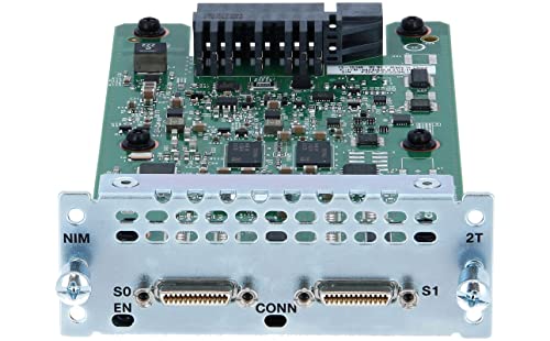 Cisco NIM-2T = Karte und Netzwerkadapter – Netzwerk-Switch-Module (0,08 Gbit/s 4400, EIA-232, EIA-449, EIA-530, EIA-530A, V.35, und X.21) von CISCO DESIGNED