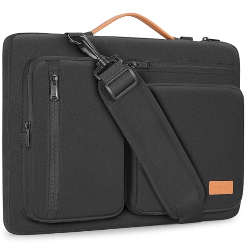 CIVOTEN Laptoptasche 15.6 16 Zoll Notebook Tasche Laptop 15" Für MacBook Pro 16 M4& M3/16 Lenovo IdeaPad 5 Pro/Flex 5 & 5i/IdeaPad 3i/Legion Slim 5i Gen 8/HP/Huawei/Dell/ACER Hülle Sleeve Bag,Schwarz von CIVOTEN