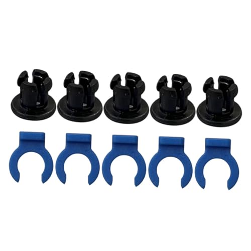 CIYODO Verkleidungsclips Befestigung Set 3d Druck Zubehör Set 10 Teilig Hotend Extruder Clip & Collet Clip Für 4mm Schlauch Schnellkupplung Stabile Verbindung Für 3d Drucker Anwendungen von CIYODO