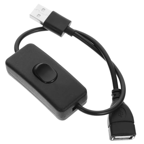 CIYODO 4 Stück Schalterkabel Für Schreibtischlampen USB-verlängerungskabel Verlängerungskabel Für Led Verlängerungskabel Für Strom USB-Taste PVC von CIYODO