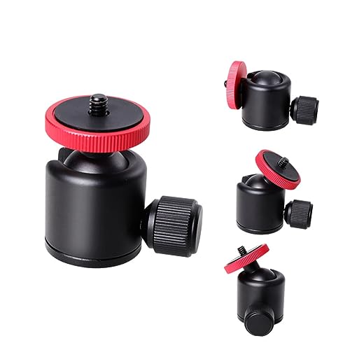 CIYODO Mini Ball Head Gewinde Stativ Kugelkopf Für DSLR Kamera Kompakter Stativ Kugelkopf Für Kamerahalterung Ideal Für Fotografie Und Streaming von CIYODO