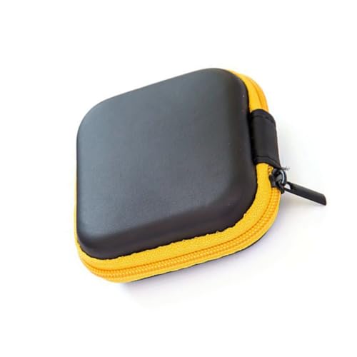 Kopfhörertasche Kopfhörer-Organizer Airbud Kopfhörerkabel Over-Ear-kopfhörer USB-kopfhörer Ohrenschützer-kopfhörer Drahtlose Mini-ohrhörer Aufbewahrungstasche Für Kopfhörer Yellow CIYODO von CIYODO