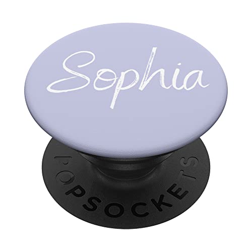 Sophia Vorname Design Lavendel PopSockets mit austauschbarem PopGrip von CJ Merch