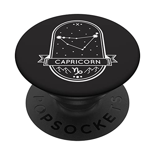 Sternzeichen Steinbock Astrologie PopSockets mit austauschbarem PopGrip von CJ Merch