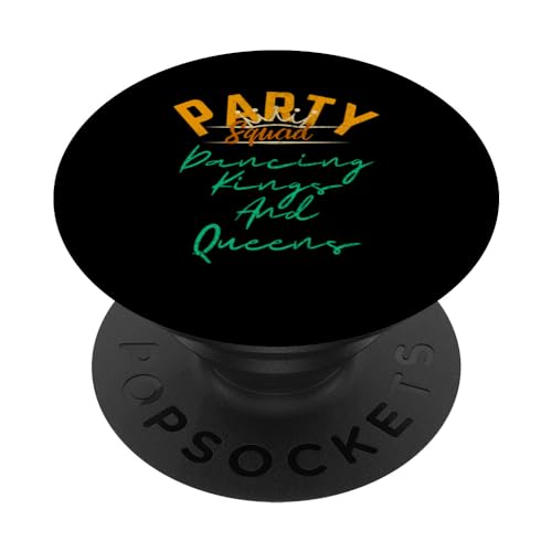 Party Squad: Tanzende Könige und Königinnen PopSockets mit austauschbarem PopGrip von CJans Design - Party Squad Party Team