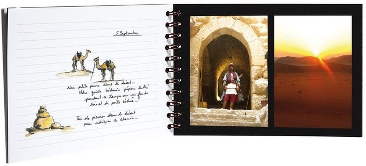 CLAIREFONTAINE Fotoalbum Reisealbum A5 Agebag liniert/blanko 40+40 Blatt rot CLAIREFONTAINE Fotoalbum Reisealbum A5 Agebag liniert/blanko 40+40 Blatt rot von CLAIREFONTAINE