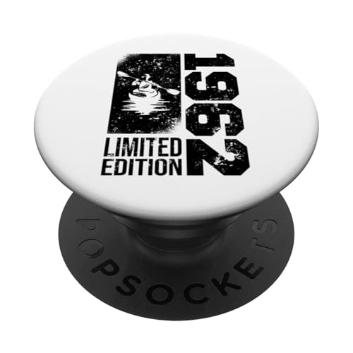 Kajaker Kanu-Kayaks Jahrgang 1962 geboren Geburtstag Kajak PopSockets mit austauschbarem PopGrip von CLICK-HERE for more Kayaking Birthday Gift Shirts