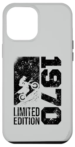 Hülle für iPhone 15 Plus Pit-bike Jahrgang 1970 Geburtstag Dirtbike Pitbike Motocross von CLICK-HERE for more Motorcycle Birthday Shirts