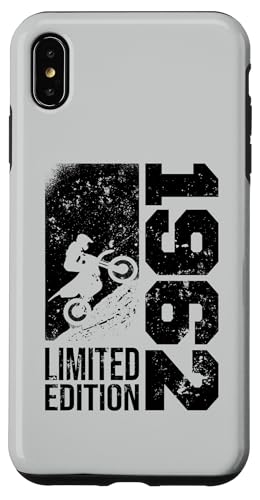 Hülle für iPhone XS Max Pit-bike Jahrgang 1962 Geburtstag Dirtbike Pitbike Motocross von CLICK-HERE for more Motorcycle Birthday Shirts