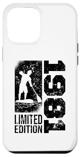 Hülle für iPhone 15 Pro Max Jahrgang 1981 Geburtstag Stand-Up Paddleboards sup-board SUP von CLICK-HERE for more Paddleboarding Birthday Shirts