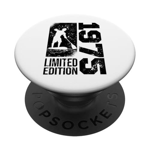 Jahrgang 1975 Geburtstag Stand-Up Paddleboards sup-board SUP PopSockets mit austauschbarem PopGrip von CLICK-HERE for more Paddleboarding Birthday Shirts