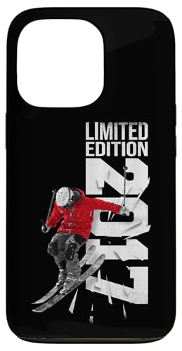 Hülle für iPhone 13 Pro Skifahrer Jahrgang 2017 Geburtstag Skilaufen Ski von CLICK-HERE for more Skiing Birthday Shirts