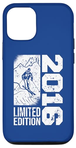 Hülle für iPhone 14 Pro Skifahrer Jahrgang 2016 Geburtstag Skilaufen Ski von CLICK-HERE for more Skiing Birthday Shirts