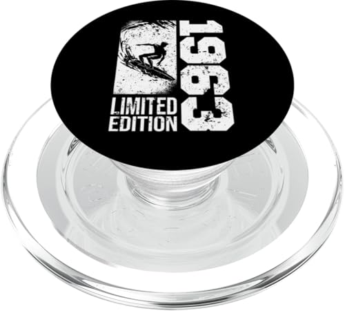 Surfen Jahrgang 1963 geboren Geburtstag Surfing Surfer PopSockets PopGrip für MagSafe von CLICK-HERE for more Surfing Birthday Shirts