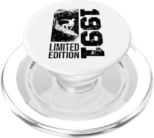 Surfen Jahrgang 1991 geboren Geburtstag Surfing Surfer PopSockets PopGrip für MagSafe von CLICK-HERE for more Surfing Birthday Shirts