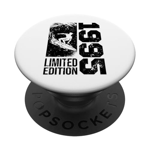 Surfen Jahrgang 1995 geboren Geburtstag Surfing Surfer PopSockets Klebender PopGrip von CLICK-HERE for more Surfing Birthday Shirts