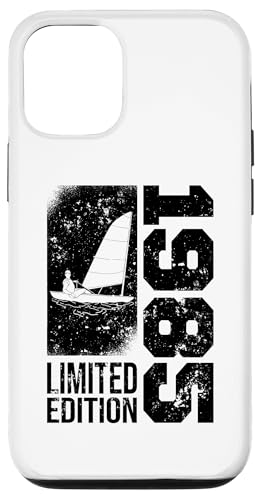 Hülle für iPhone 12/12 Pro Jollen-segeln Jahrgang 1985 Geburtstag Segelboot Segler von CLICK-HERE for more Yachting Birthday Gift Shirts