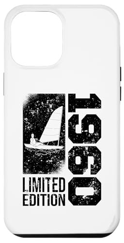 Hülle für iPhone 14 Pro Max Jollen-segeln Jahrgang 1960 Geburtstag Segelboot Segler von CLICK-HERE for more Yachting Birthday Gift Shirts