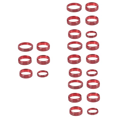 CLISPEED 4 Sätze Dekoration Der Klimaanlagenknöpfe Klimaanlage Fensterdichtung Wechselstromspulenreiniger Steuerring Für Klimaanlage Innenraumklimatisierung Aluminiumlegierung 6 Stück * 4 von CLISPEED