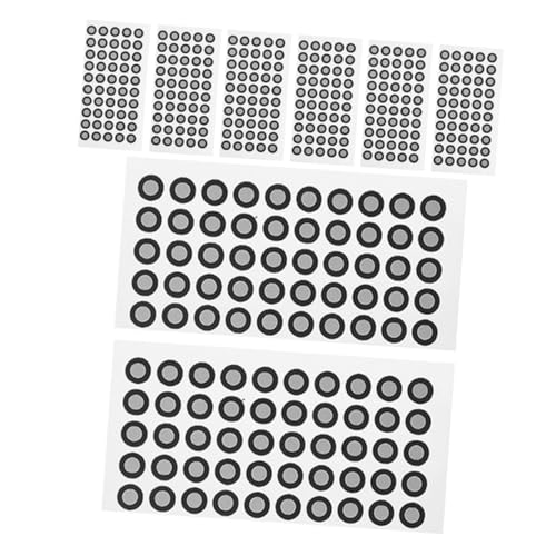 CLISPEED 400 Stück Identifikationspunkt markierungspunkte Kalibrierungspunkte für D-Scanner Ausrichtungsmarkierungen für 3D-Scanner Präzisions-Scanmarker 3D-Scanpunkte das Haustier Black von CLISPEED