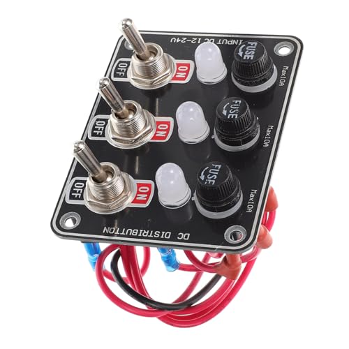 CLISPEED Autoschalter fit switch auto innenraum zubehör car interior accessories Schalter Panel für Auto schalter kfz Busschalttafel Austausch der Schalttafel Auto-Schalttafel Metall von CLISPEED