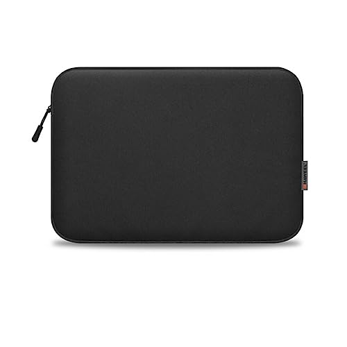 CLSSLVVBN 14/15/17 Zoll Tablet Tasche, elektronisches Fleecefutter, Laptop Hülle, Maus, Notebook Tragetasche, glatter Reißverschluss, Schwarz, 14 15 Zoll von CLSSLVVBN