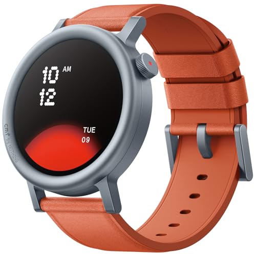 CMF by Nothing Watch Pro 2 Smartwatch mit 1,32'' AMOLED-Display, 11 Tage Akkulaufzeit, Bluetooth-Anrufe mit KI-Geräuschunterdrückung, und Integriertes Multi-System-GPS - Orange von CMF BY NOTHING