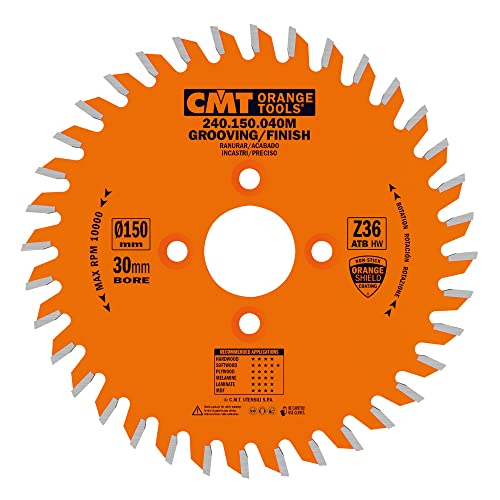 CMT ORANGE TOOLS 240.150.040M - NUTKREISSÄGEBLATT 150X4/3X30 Z=36 FLACHZAHN von CMT ORANGE TOOLS