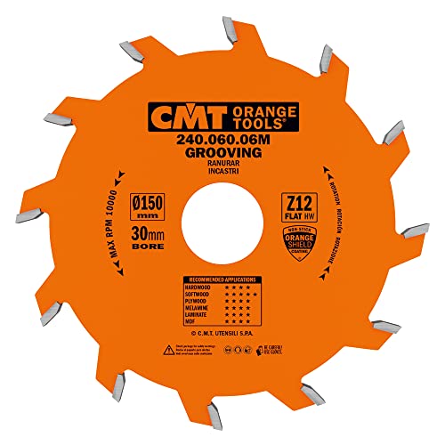 CMT ORANGE TOOLS 240.060.06M - NUTKREISSÄGEBLATT 150X6X30 Z=12 FLACHZAHN von CMT