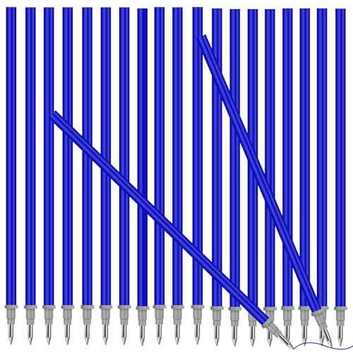 CNMTCCO 20x Ersatzminen Blau - Kompatibel Mit Legami Stifte - Spitze 0,7mm,Höhe 13 cm, Radierbare Tintenrolle von CNMTCCO